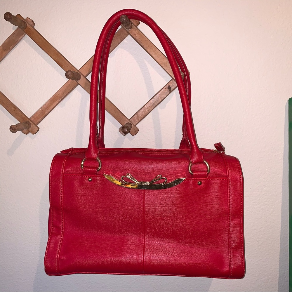 ♥️ Vintage Lilly Pulitzer Red Handbag